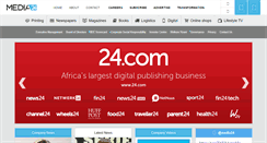 Desktop Screenshot of media24.com